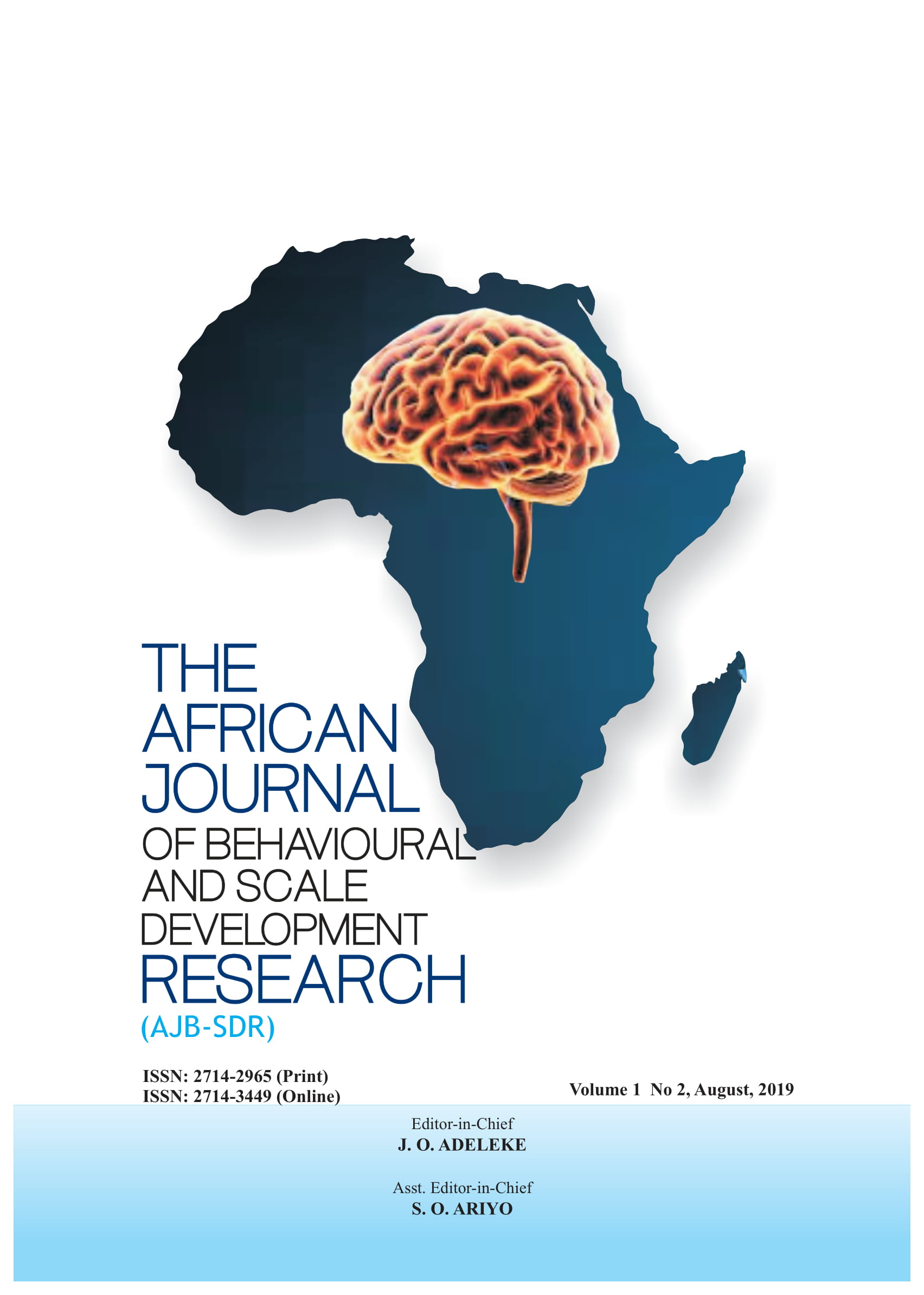 Assessment of parental attitude towards the introduction of sex Education  in Junior Secondary School curriculum in Oyo State | The African Journal of  Behavioural and Scale Development Research